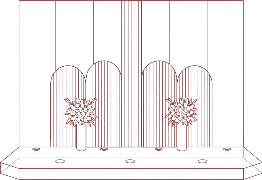 Aurelius Celebration Hall illustration