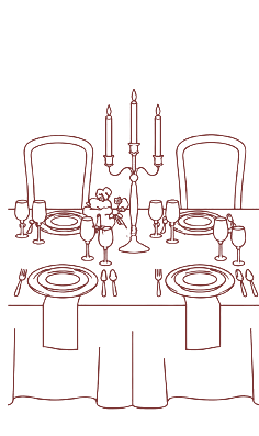 Celestia Dining Hall illustration